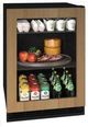 U-Line® Black/Brown 24" Compact Refrigerator-0