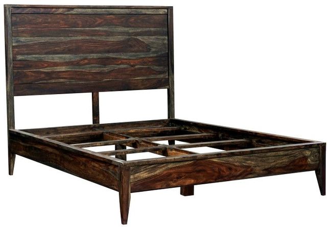 Porter International Designs Fall River Black Walnut Queen Panel Bed-2