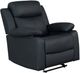 Global Furniture USA U6026 Black Glider Manual Reclinier with LED-0