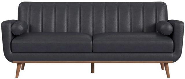 Elements International Horizon Pebble Navy Sofa-2