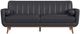 Elements International Horizon Pebble Navy Sofa-2