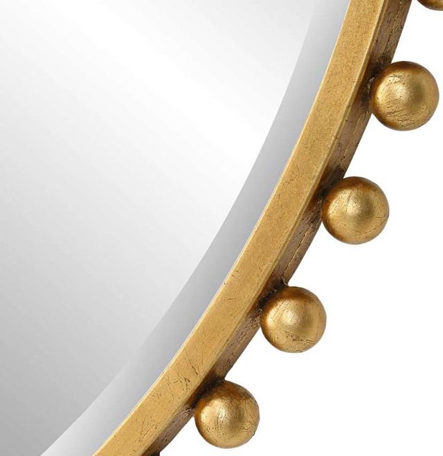 Uttermost® Taza Gold Round Mirror-3