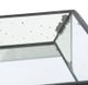 A & B Home Black/Clear Mirrored Wood Tray-5