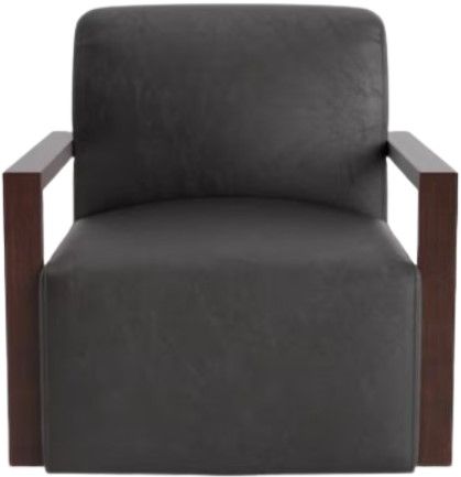 Bassett® Furniture Customizable Creswell Leather Swivel Chair-1