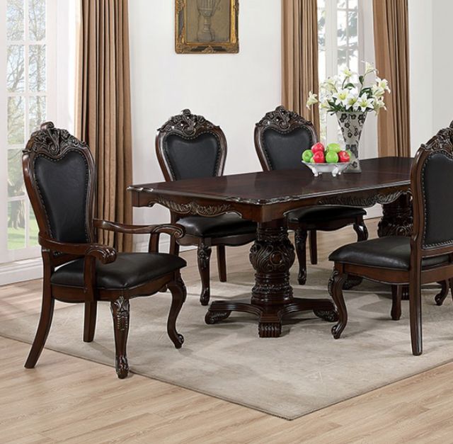 Furniture of America® Manzanita Dark Cherry Dining Table-1