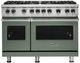 Viking® 5 Series 48" Eucalyptus Pro Style Liquid Propane Gas Range-0