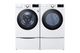 LG White Front Load Washer & Electric Dryer Laundry Pair-3