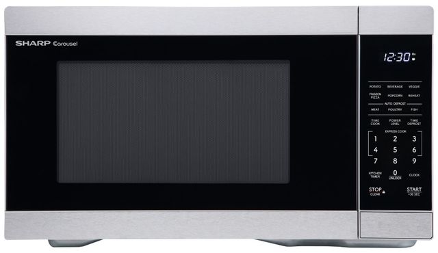 Sharp® 1.1 Cu. Ft. Stainless Steel Countertop Microwave-0