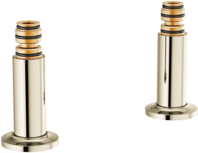 Brizo Frank Lloyd Wright® Brilliance® Polished Nickel Tub Filler Unions-0