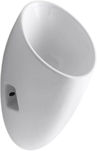 KOHLER® Steward® White Half-Stall Waterless Urinal-0