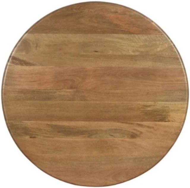 Jofran Inc. Urban Archive Brennan Golden Dining Table with Black Base-3
