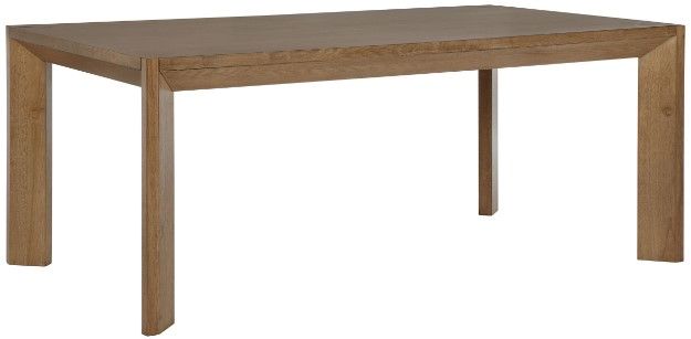 Coaster® Bruner 7-Piece Natural Brown/Oatmeal Dining Table Set-1
