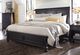 aspenhome® Oxford Black Queen Panel Bed-1