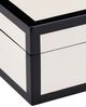 Currey & Company Lacquer 2-Piece Black/Ivory Box Set-3