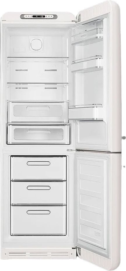 Smeg 50's Retro Style Aesthetic 11.7 Cu. Ft. White Bottom Freezer Refrigerator-1