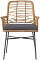 A & B Home Gray/Natural Dining Chair-2