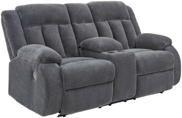 Signature Design by Ashley® Greely Bend Steel Power Reclining Loveseat-0
