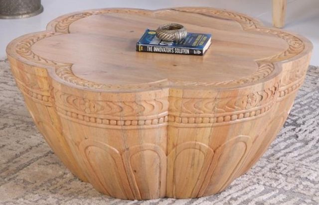 Jaipur Furniture Splendid Complements Ardis Brown Coffee Table-1