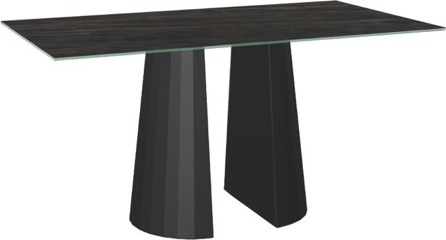 Amisco Customizable Gemma Italian Porcelain 72" Counter Height Table-0