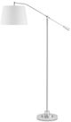 Currey & Company Maxstroke Beige/Polished Nickel Floor Lamp-1