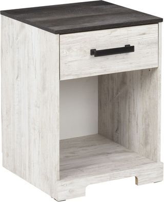 Signature Design by Ashley® Shawburn White/Dark Charcoal Gray Nightstand