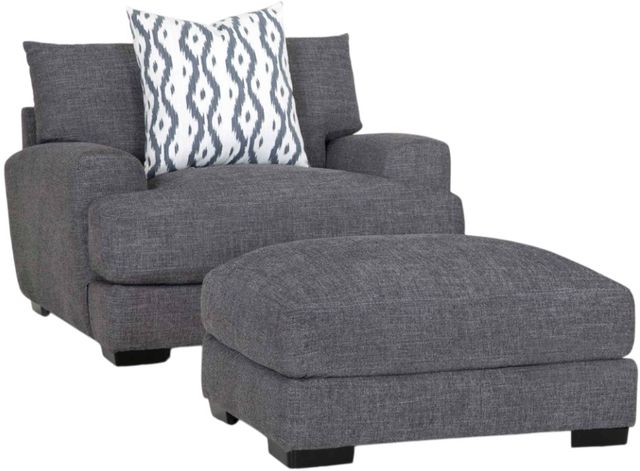 Franklin™ Journey Merriville Graphite 39" Ottoman-2