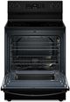 Whirlpool® 30" Black Freestanding Electric Range-1