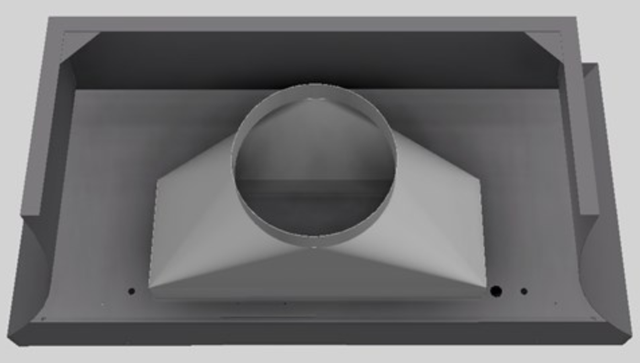 Vent-A-Hood® Designer Series 48" Gunsmoke Wall Mounted Range Hood-4