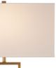 Currey & Company Antique Brass/White Beside Floor Lamp-3