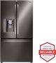 LG 23.70 Cu. Ft. Black Stainless Steel Counter Depth French Door Refrigerator-1
