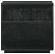 Armen Living Petra Black Nightstand-2