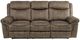 Homelegance® Aram Brown Manual Double Reclining Sofa-2