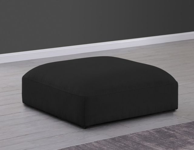 Meridian Furniture Ease Black Modular Ottoman-3
