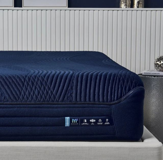 BEDGEAR® M5 Night Ice Performance® 14" Hybrid Firm/Medium Firm Smooth Top Split Head California King Mattress in a Box-3