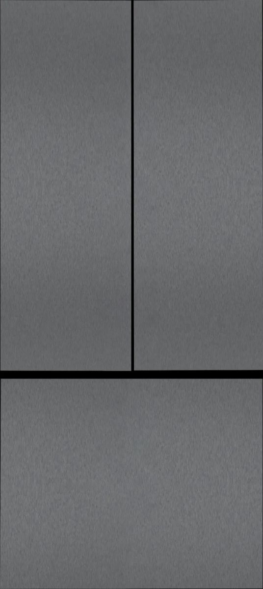 Gaggenau Vario Cooling Expressive Series 36" Dark Brushed Stainless Steel Refrigerator Door Panel-0
