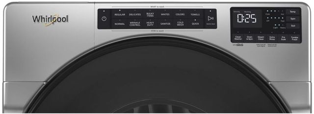 Whirlpool® 4.5 Cu. Ft. Chrome Shadow Front Load Washer-2