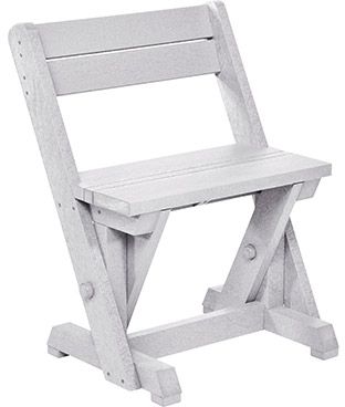 C R Plastics Harvest White Chair-0