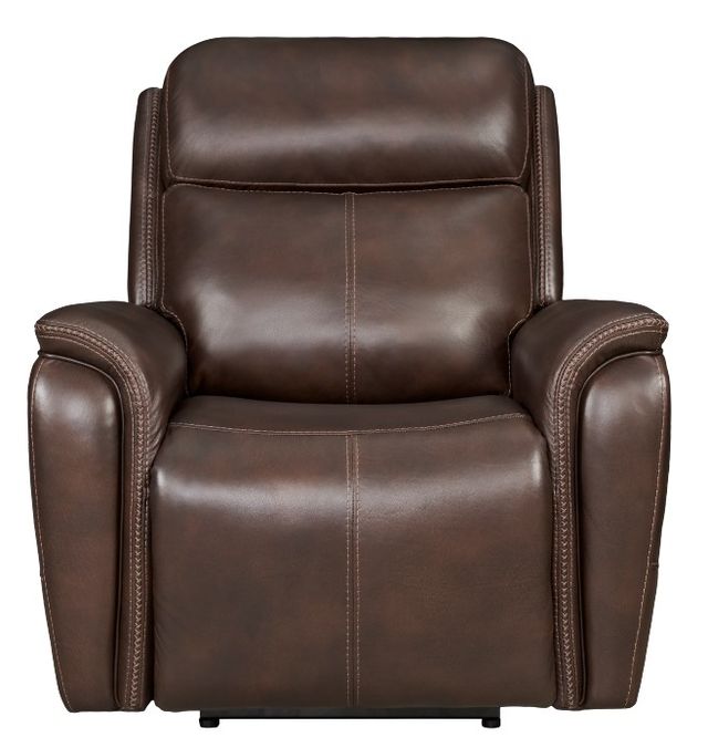 Parker House® Cascade Auburn Power Recliner with Power Headrest-2