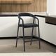 Armen Living Apache Black Counter Stool-1