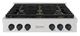 ZLINE Paramount Autograph Edition 36" Stainless Steel Gas Cooktop with Matte Black Accents-0