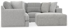Jackson Furniture Logan 3-Piece Gray L-Shape Sectional