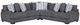 Franklin™ Journey 3-Piece Merriville Graphite Sectional-0