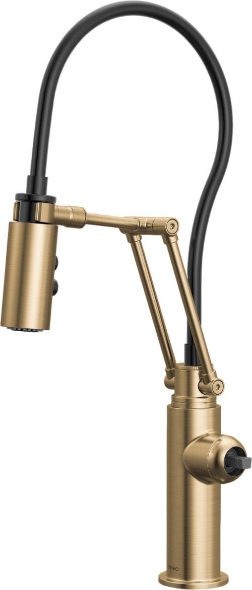 Brizo Odin® Brilliance® Luxe Gold® Articulating Kitchen Faucet -0