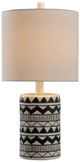 Stylecraft Black/Light Gray Table Lamp-1