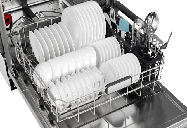 Sharp® 24" Fingerprint Resistant Stainless Steel Top Control Built In Dishwasher-3