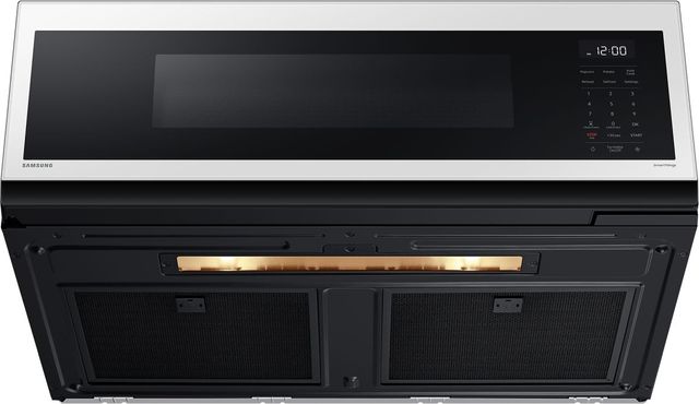 Samsung Bespoke 1.1 Cu. Ft. White Glass Over The Range Microwave-4