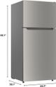 Kenmore 30'' 18.1 Cu. Ft. Fingerprint Resistant Stainless Steel Look Top Freezer Refrigerator-4