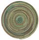Capel Rugs Bear Creek Hunter Green 36" Round Throw Rug-0