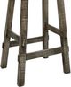 Vintage Furniture 30" Tall Curved Seat Bar Stool-1