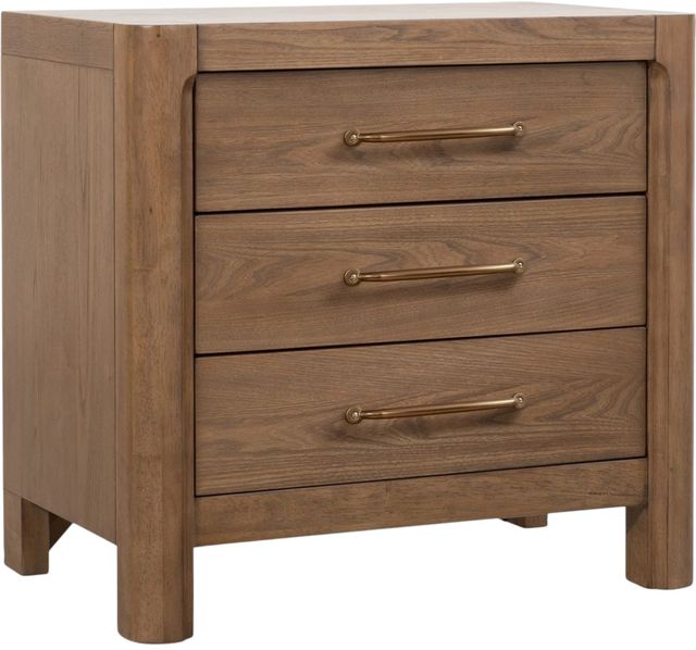 Modus Furniture Morris Claystone 3-Drawer Nightstand-0